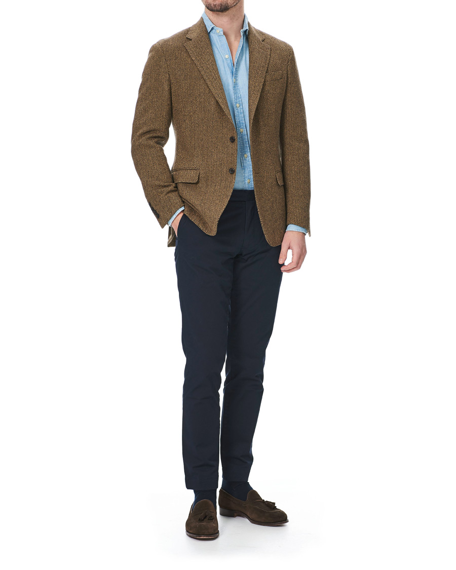 Herre | Blazere & jakker | Polo Ralph Lauren | Herringbone Blazer Brown