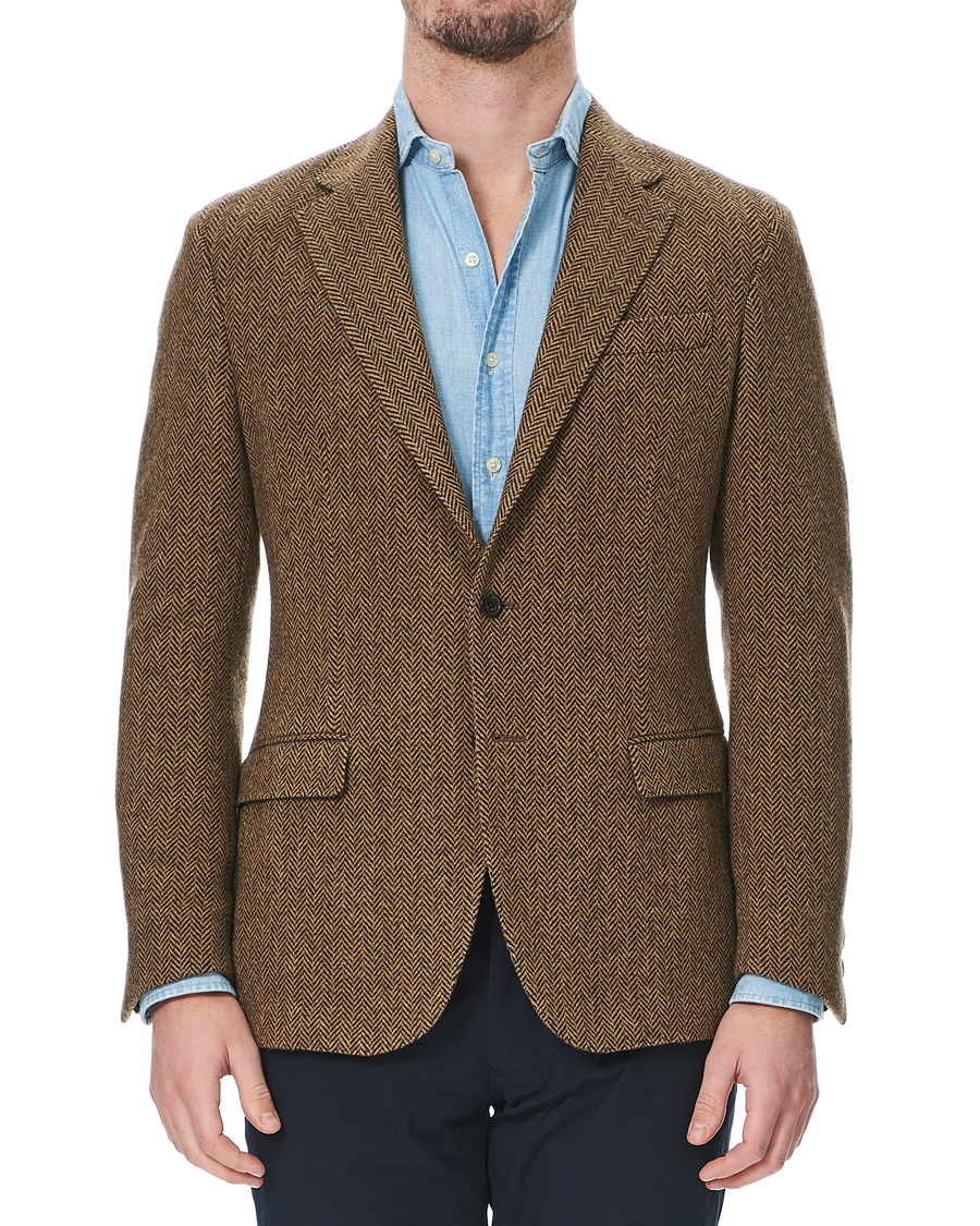 Herre | Blazere & jakker | Polo Ralph Lauren | Herringbone Blazer Brown