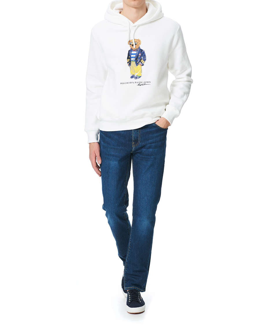 Herre | Trøjer | Polo Ralph Lauren | Bear Hoodie White