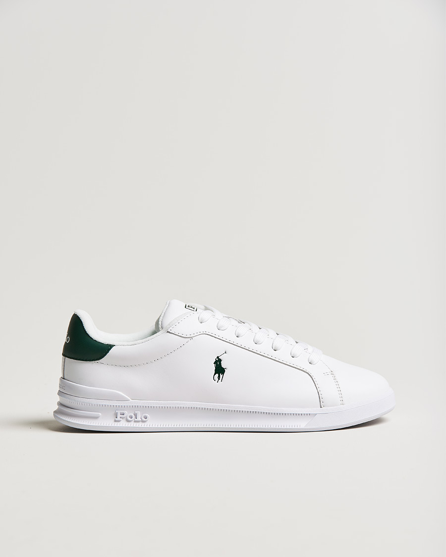 Herre | Sneakers | Polo Ralph Lauren | Heritage Court Sneakers White/College Green