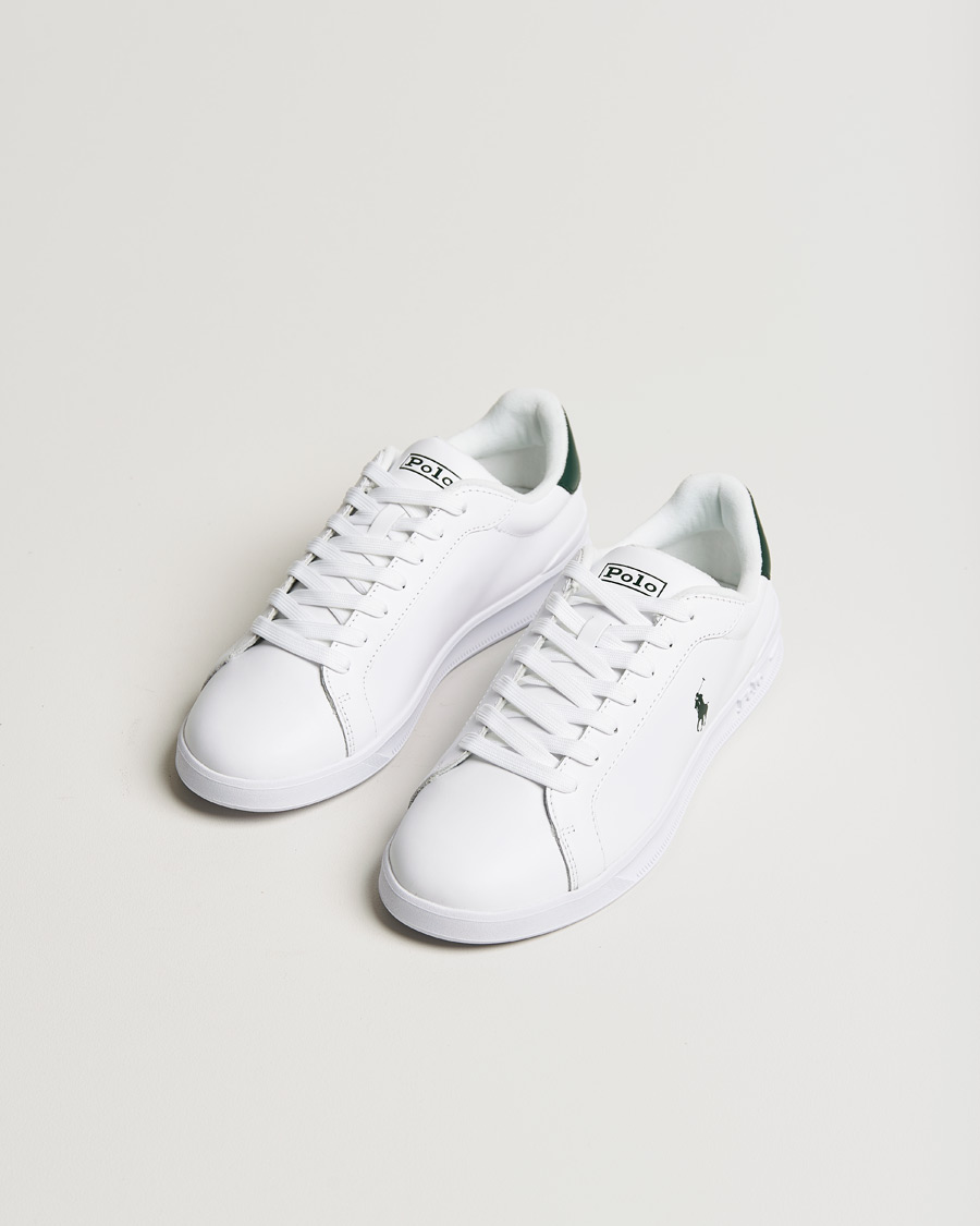Herre | Sneakers | Polo Ralph Lauren | Heritage Court Sneakers White/College Green
