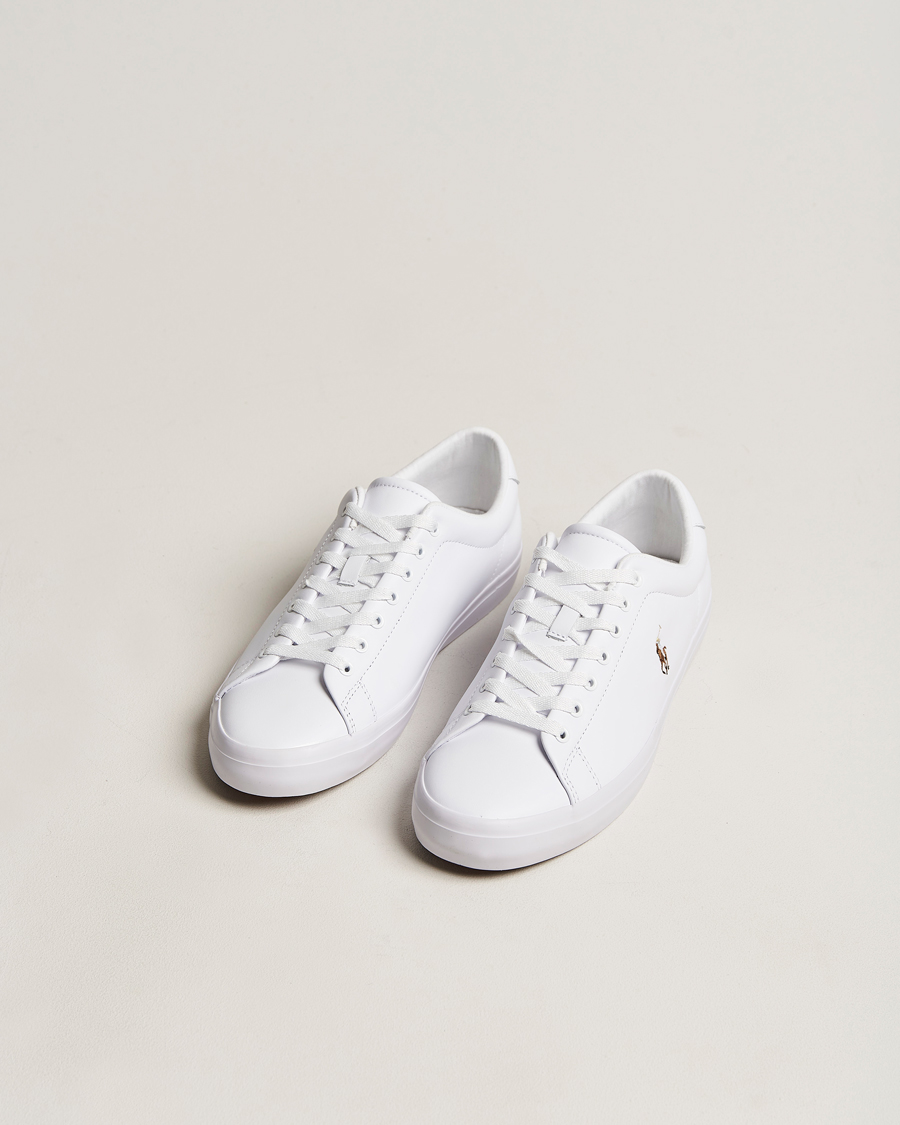 Herre | Afdelinger | Polo Ralph Lauren | Longwood Leather Sneaker White