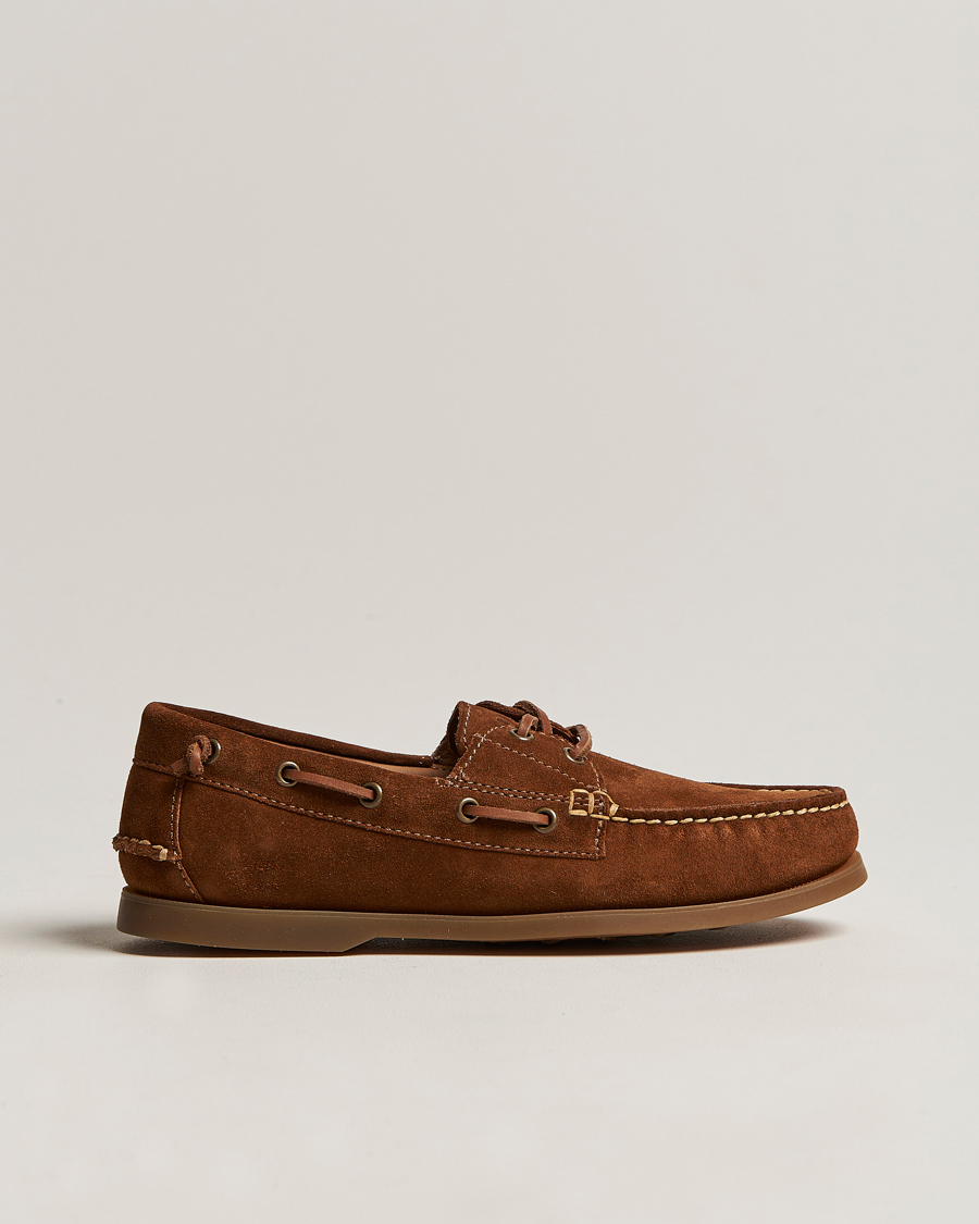 Herre | Merton Suede Docksides New Pale Russet | Polo Ralph Lauren | Merton Suede Docksides New Pale Russet