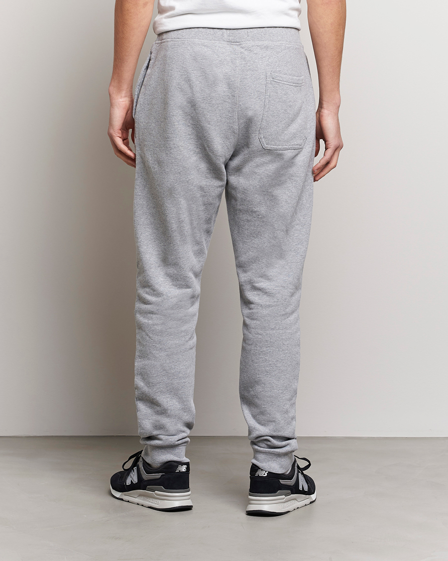 Herre | Bukser | Sunspel | Cotton Loopback Track Pants Grey Melange