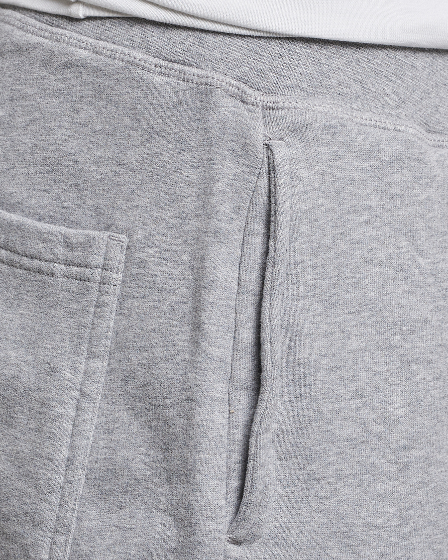 Herre | Bukser | Sunspel | Cotton Loopback Track Pants Grey Melange