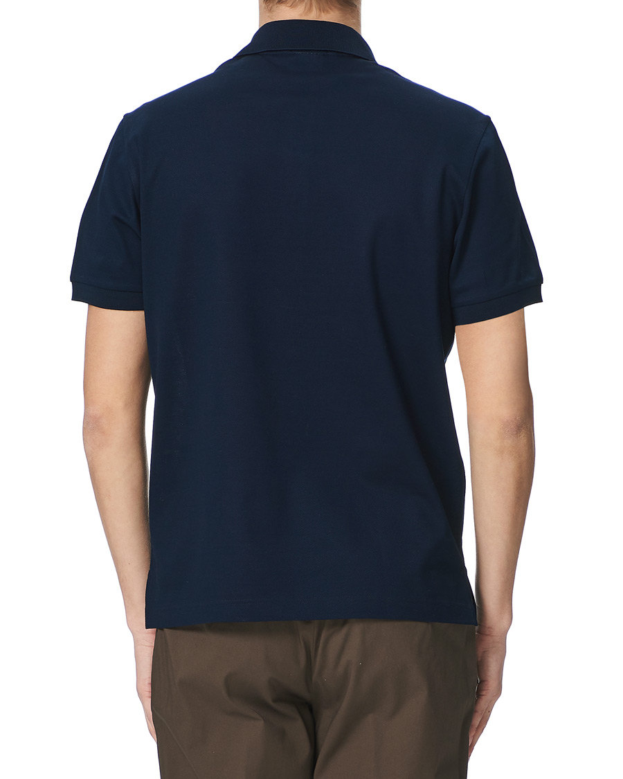 Herre | Polotrøjer | Brioni | Contrast Placket Polo Piquet Navy
