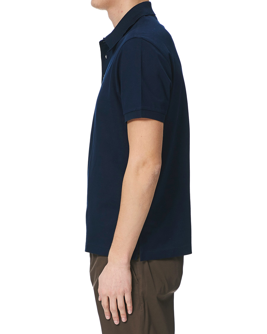 Herre | Polotrøjer | Brioni | Contrast Placket Polo Piquet Navy