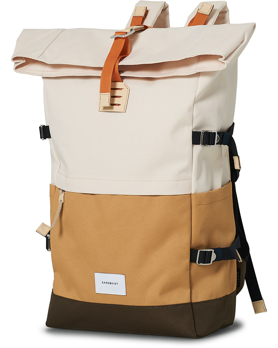 Herre | Sandqvist Bernt Cordura Eco Made Roll Top Backpack Multi | Sandqvist | Bernt Cordura Eco Made Roll Top Backpack Multi