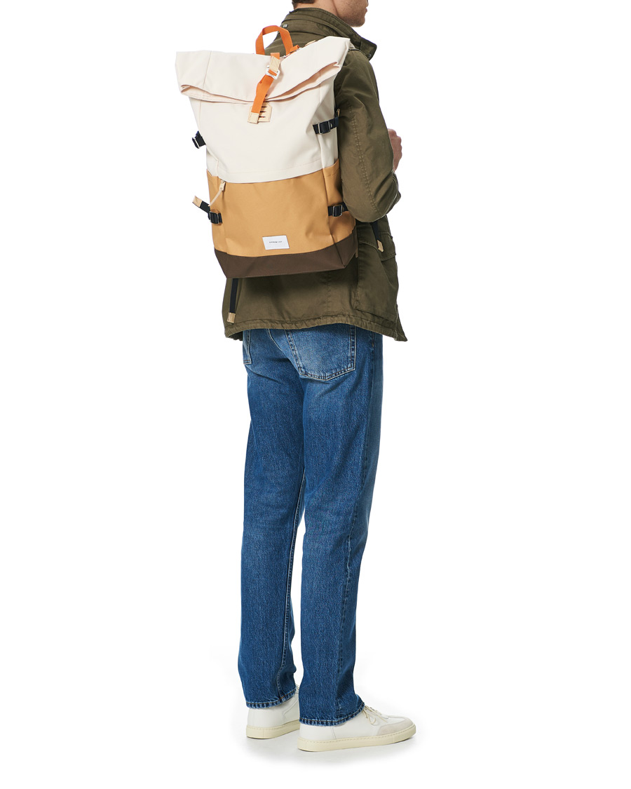 Herre | Sandqvist Bernt Cordura Eco Made Roll Top Backpack Multi | Sandqvist | Bernt Cordura Eco Made Roll Top Backpack Multi