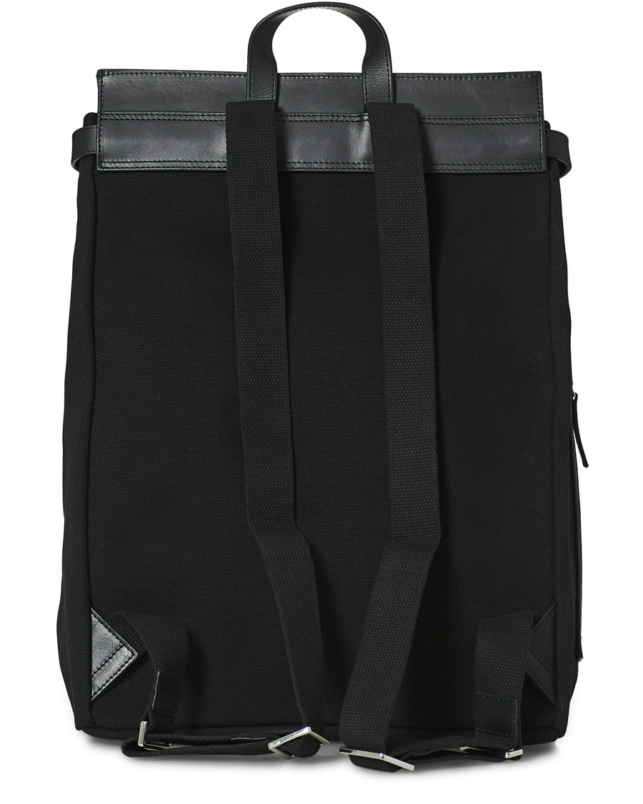 Herre | Sandqvist Hege Metal Hook Backpack Black | Sandqvist | Hege Metal Hook Backpack Black