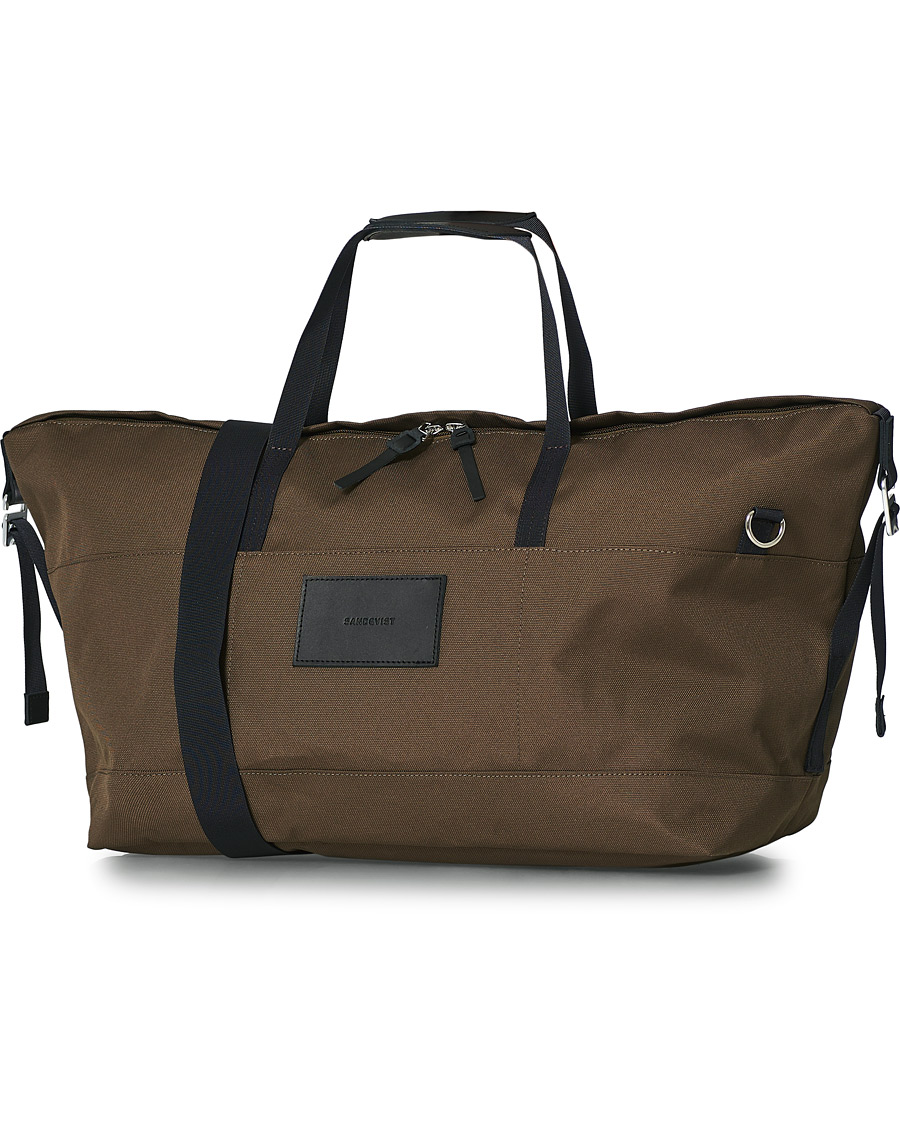 Herre | Sandqvist Milton Cordura Weekend Bag Olive | Sandqvist | Milton Cordura Weekend Bag Olive