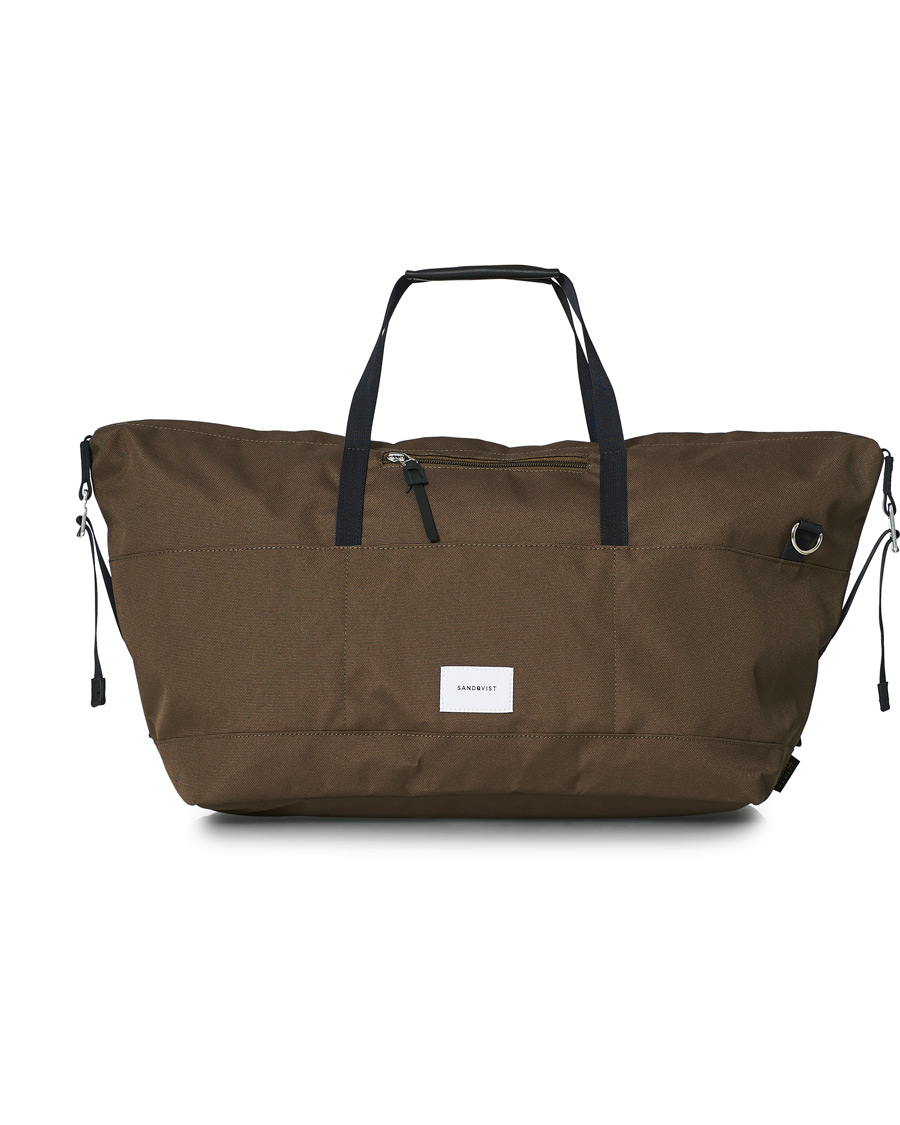 Herre | Sandqvist Milton Cordura Weekend Bag Olive | Sandqvist | Milton Cordura Weekend Bag Olive
