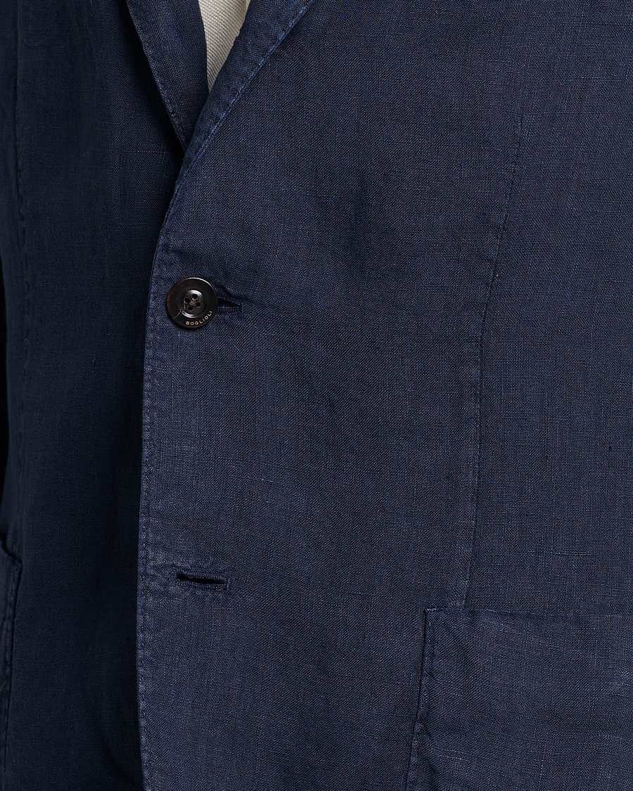 Herre | Blazere & jakker | Boglioli | K Jacket Linen Blazer Navy
