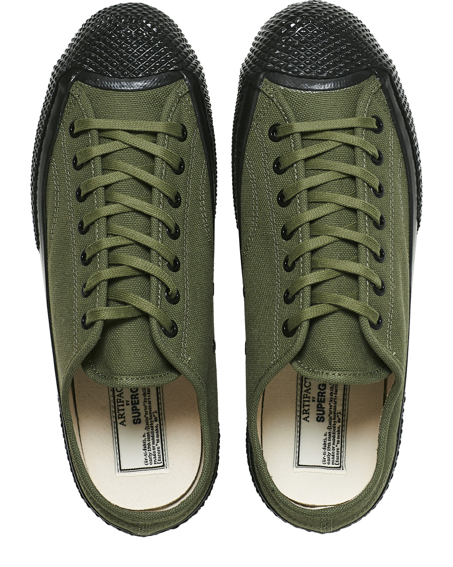 Herre | Superga Artifact MS Japanese Canvas Sneaker Military Green | Superga | Artifact MS Japanese Canvas Sneaker Military Green