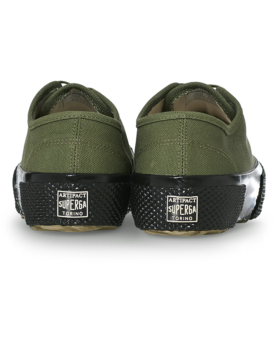 Herre | Superga Artifact MS Japanese Canvas Sneaker Military Green | Superga | Artifact MS Japanese Canvas Sneaker Military Green