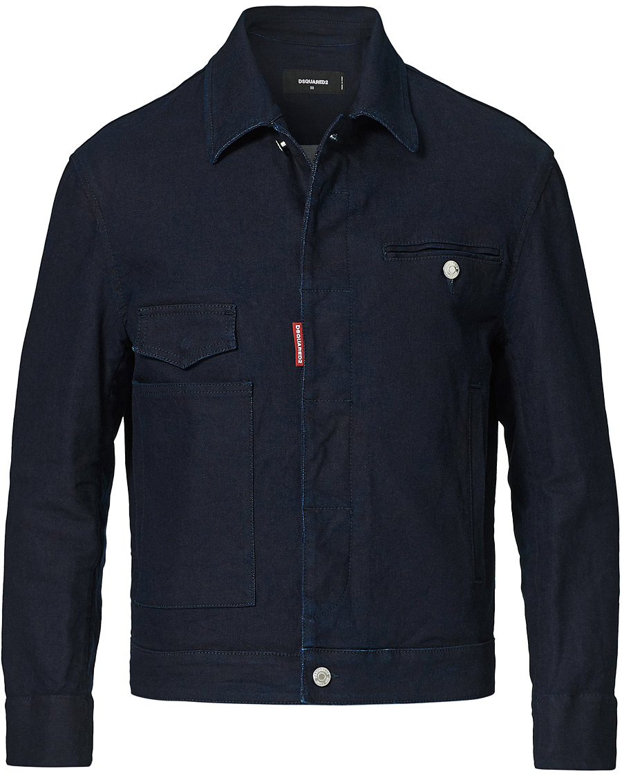 Herre | Jakker | Dsquared2 | Aviator Jacket Blue