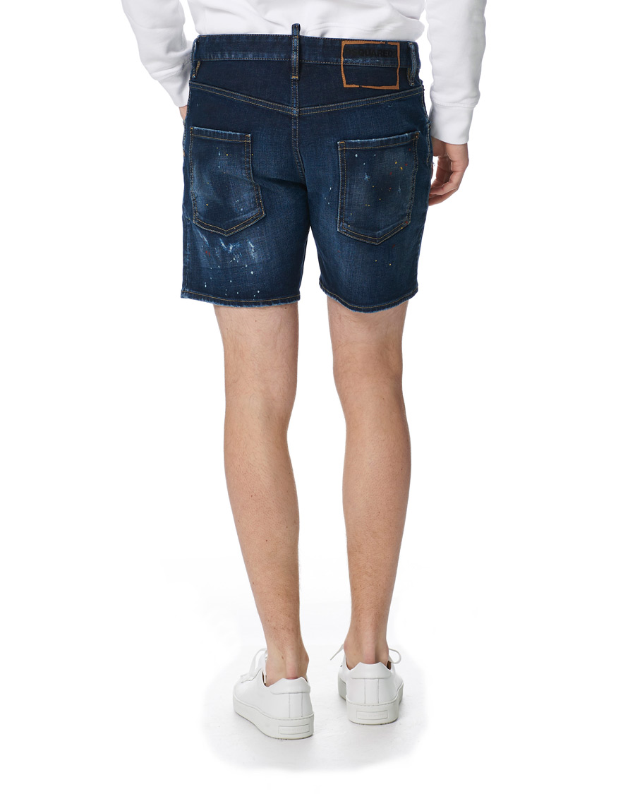 Herre | Shorts | Dsquared2 | Dan Commando Denim Shorts Blue