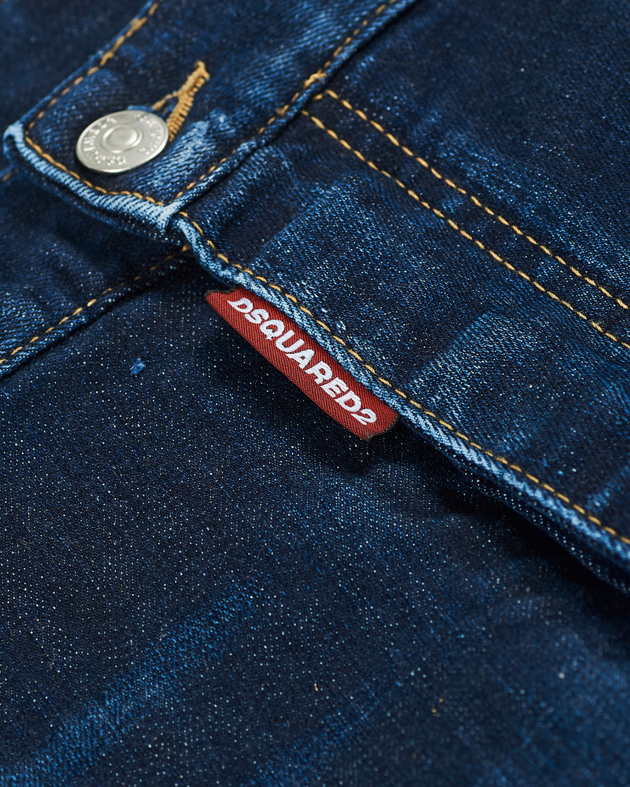 Herre | Shorts | Dsquared2 | Dan Commando Denim Shorts Blue