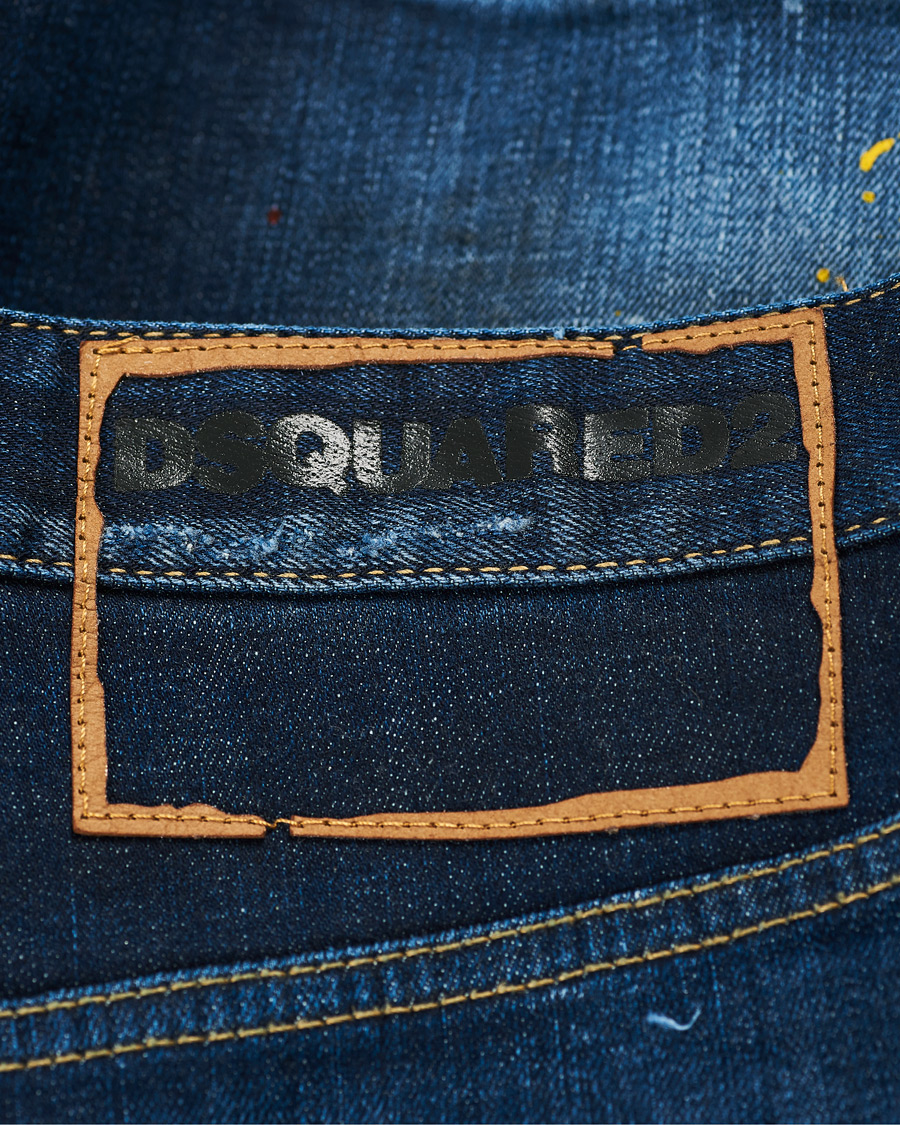 Herre | Shorts | Dsquared2 | Dan Commando Denim Shorts Blue