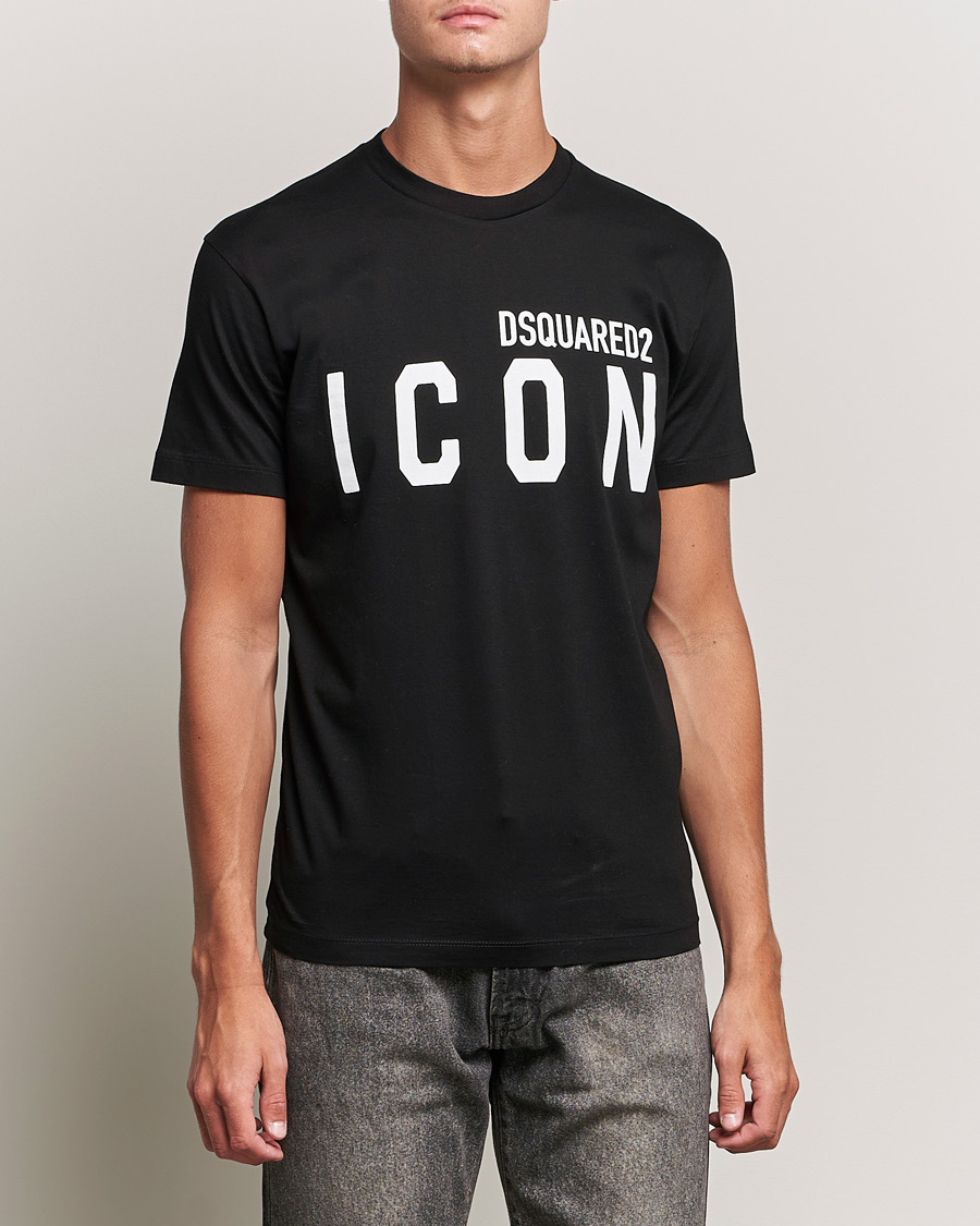 Herre | Dsquared2 | Dsquared2 | Icon Logo Tee Black