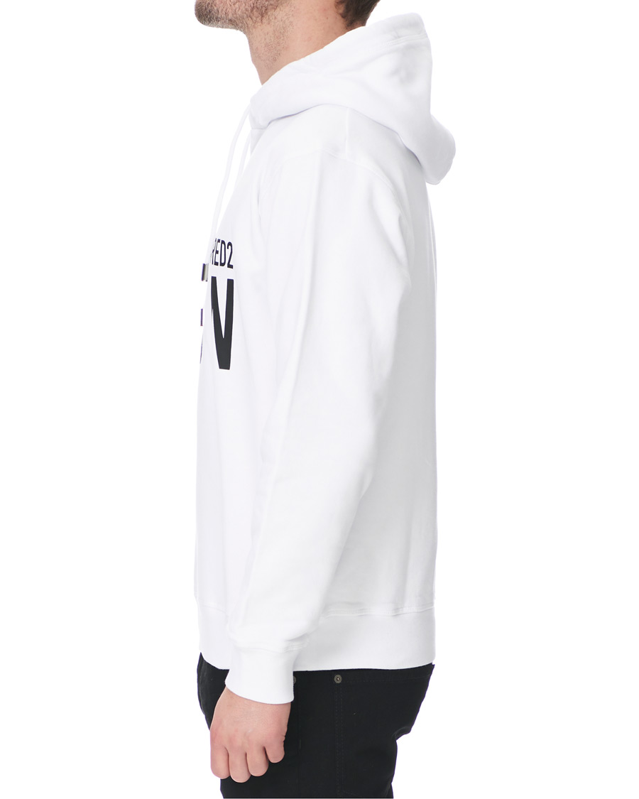Herre | Trøjer | Dsquared2 | Icon Hoodie White