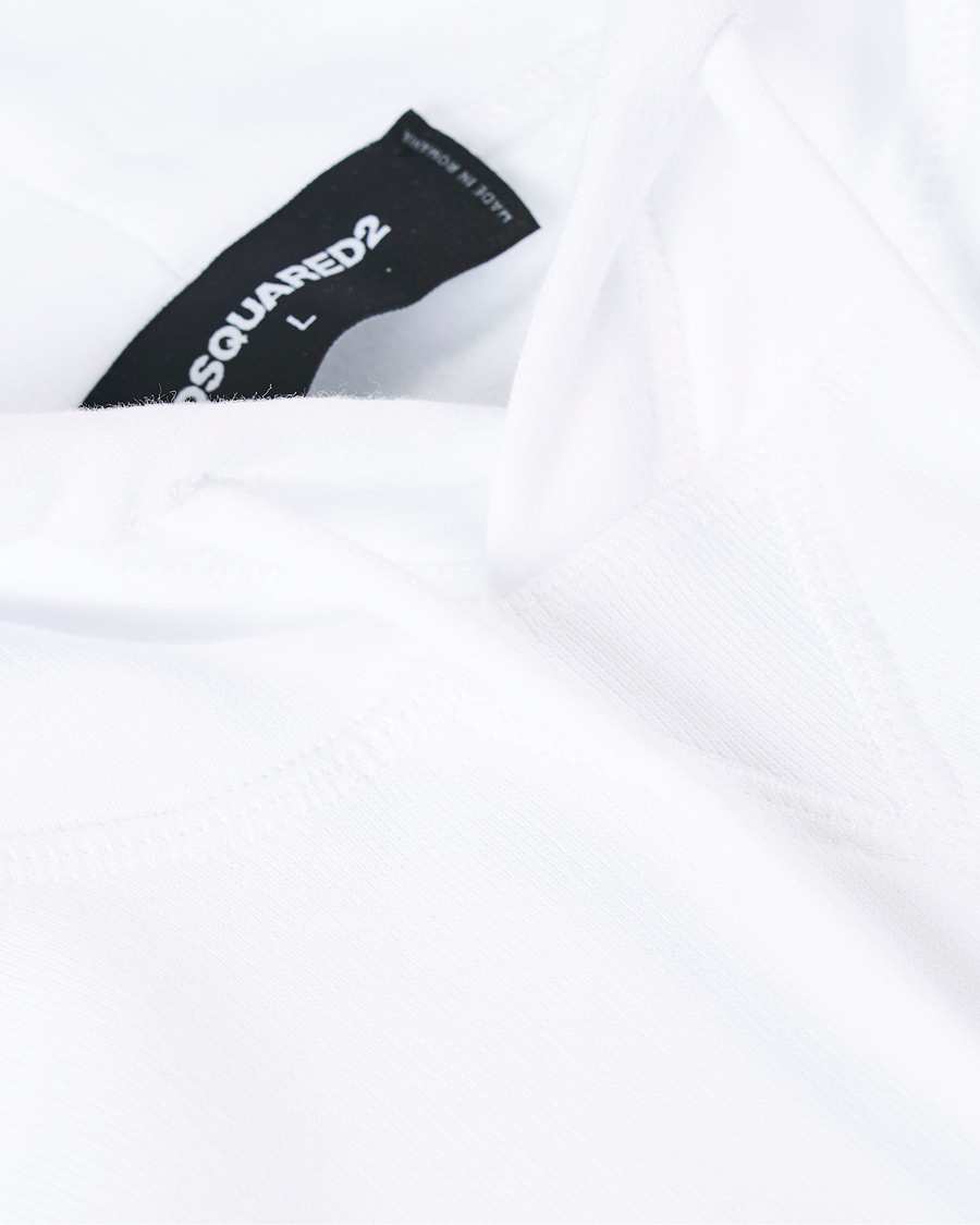 Herre | Trøjer | Dsquared2 | Icon Hoodie White