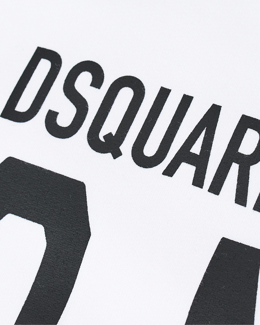 Herre | Trøjer | Dsquared2 | Icon Hoodie White