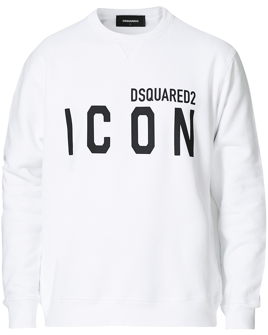 Herre | Trøjer | Dsquared2 | Icon Sweatshirt White
