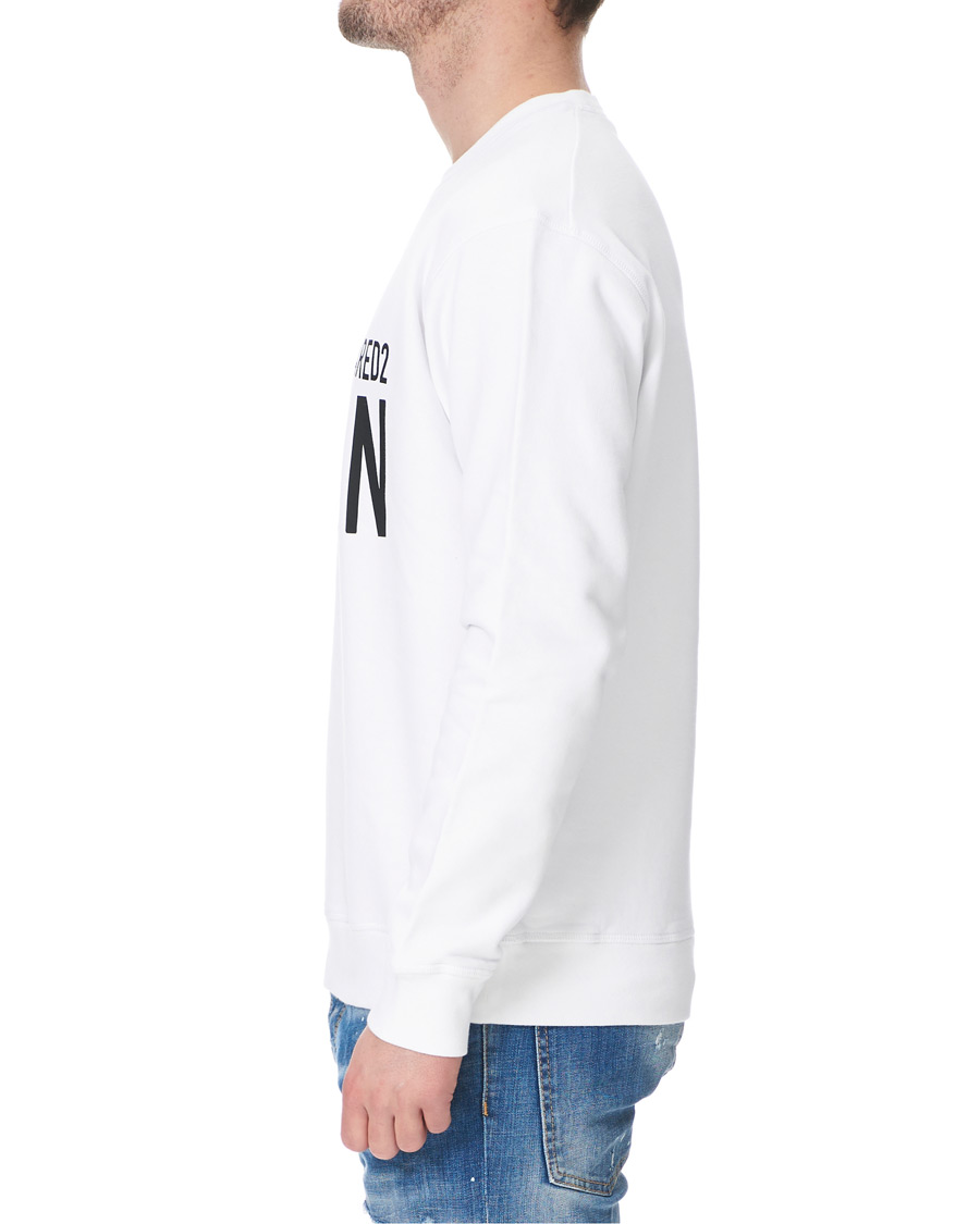Herre | Trøjer | Dsquared2 | Icon Sweatshirt White