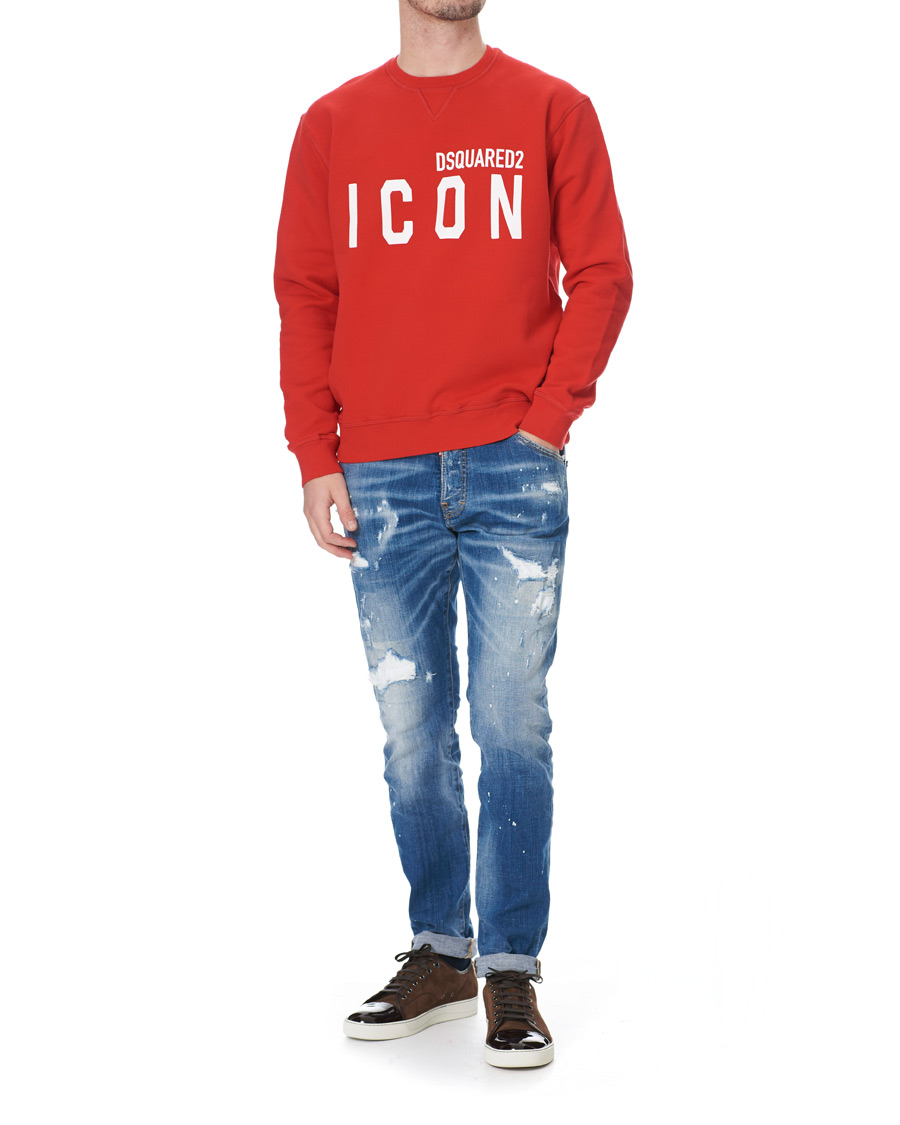 Herre | Trøjer | Dsquared2 | Icon Sweatshirt Red