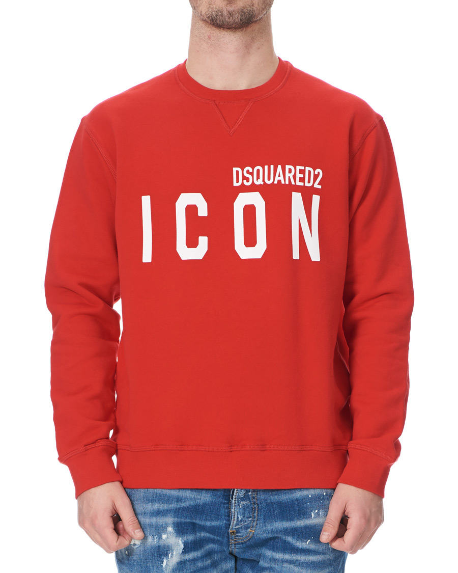 Herre | Trøjer | Dsquared2 | Icon Sweatshirt Red