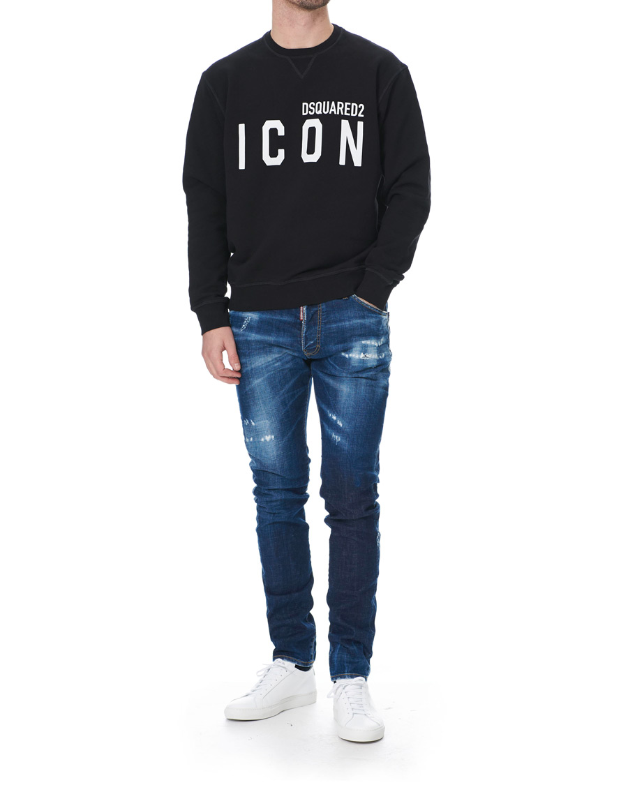 Herre | Trøjer | Dsquared2 | Icon Sweatshirt Black