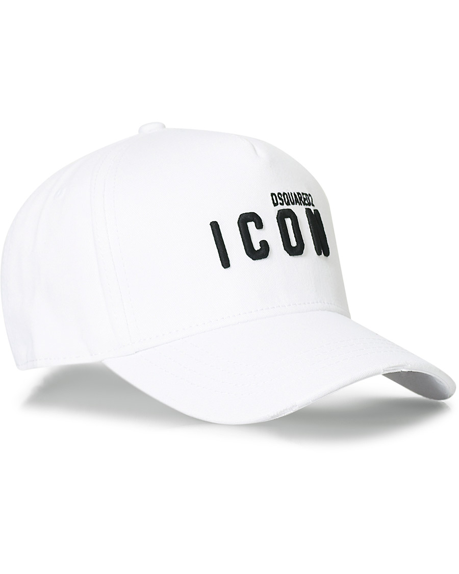 Herre | Dsquared2 Icon Baseball Cap White | Dsquared2 | Icon Baseball Cap White