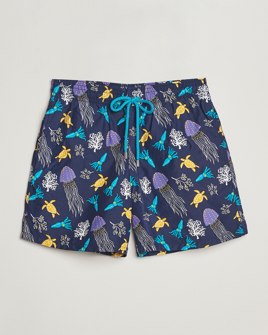 Herre | Badebukser | Vilebrequin | Moorea Swim Shorts Navy Blue