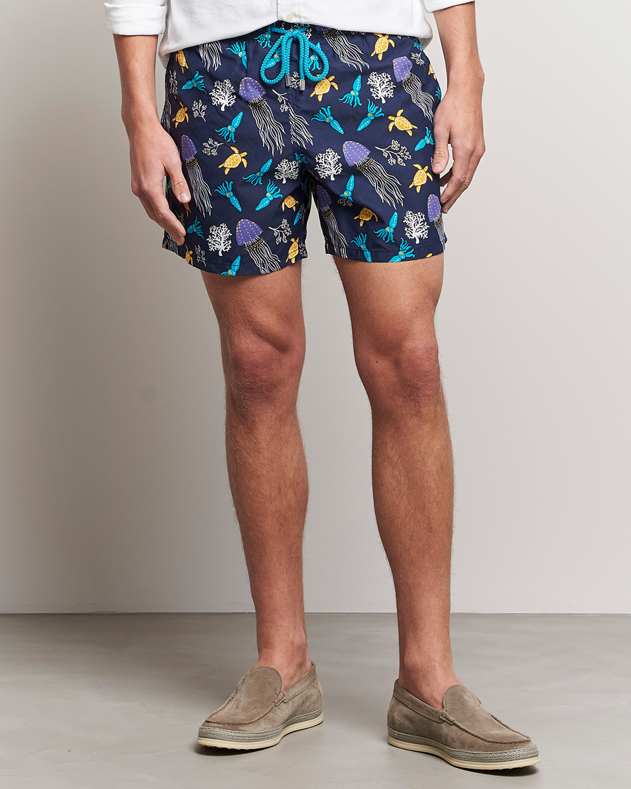Herre | Badebukser | Vilebrequin | Moorea Swim Shorts Navy Blue