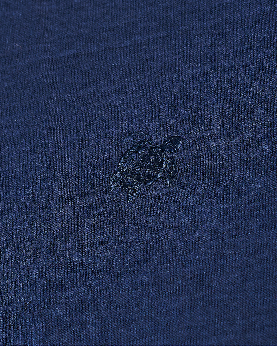 Herre | Polotrøjer | Vilebrequin | Pyramid Linen Jersey Polo Navy