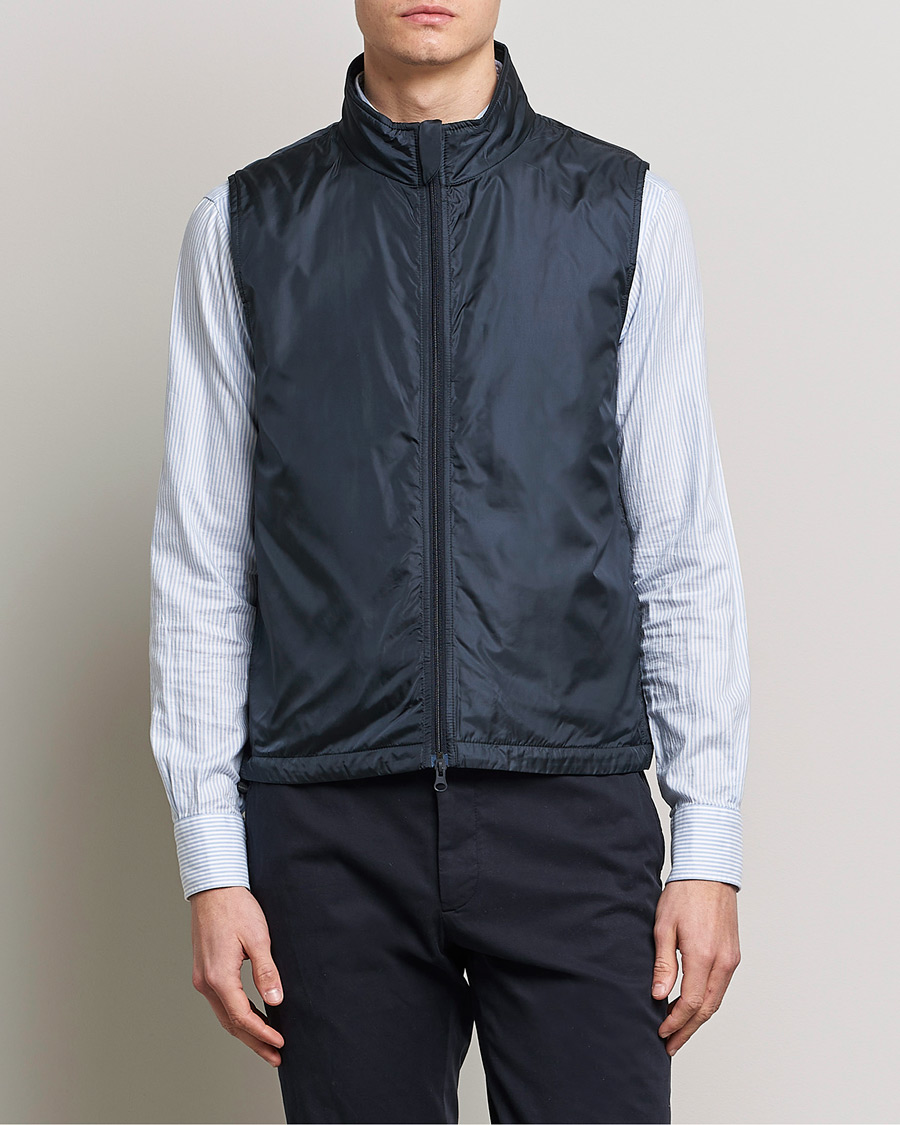 Herre |  | Aspesi | Vernes Nylon Gilet Navy