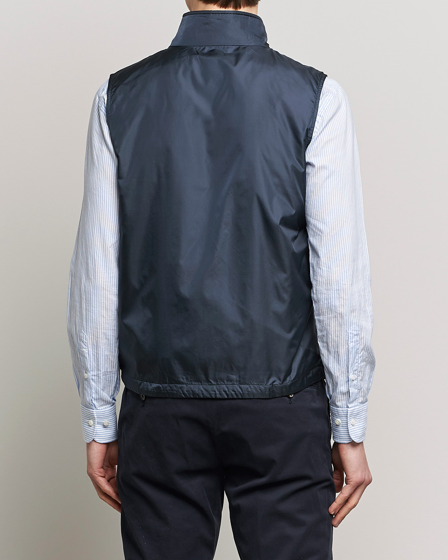 Herre | Veste | Aspesi | Vernes Nylon Gilet Navy