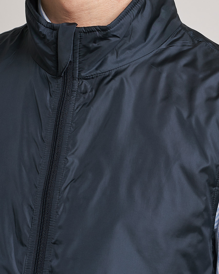 Herre | Veste | Aspesi | Vernes Nylon Gilet Navy