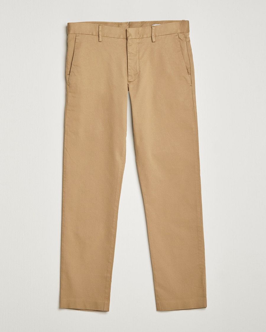 Herre | Bukser | NN07 | Theo Regular Fit Stretch Chinos Khaki