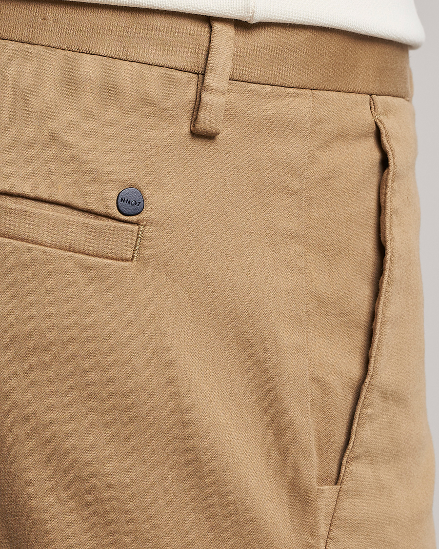 Herre | Bukser | NN07 | Theo Regular Fit Stretch Chinos Khaki