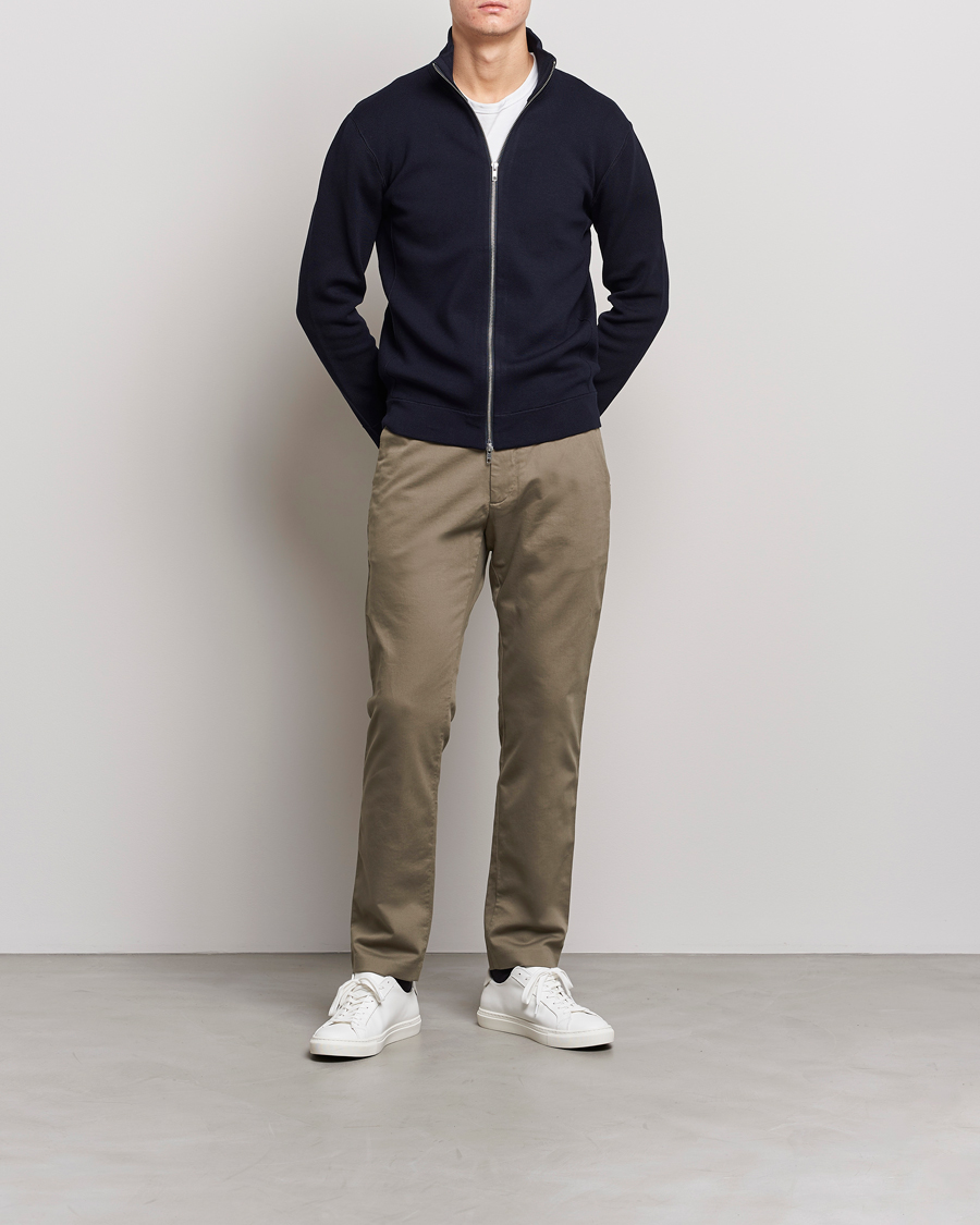Herre | Bukser | NN07 | Theo Regular Fit Stretch Chinos Green Stone