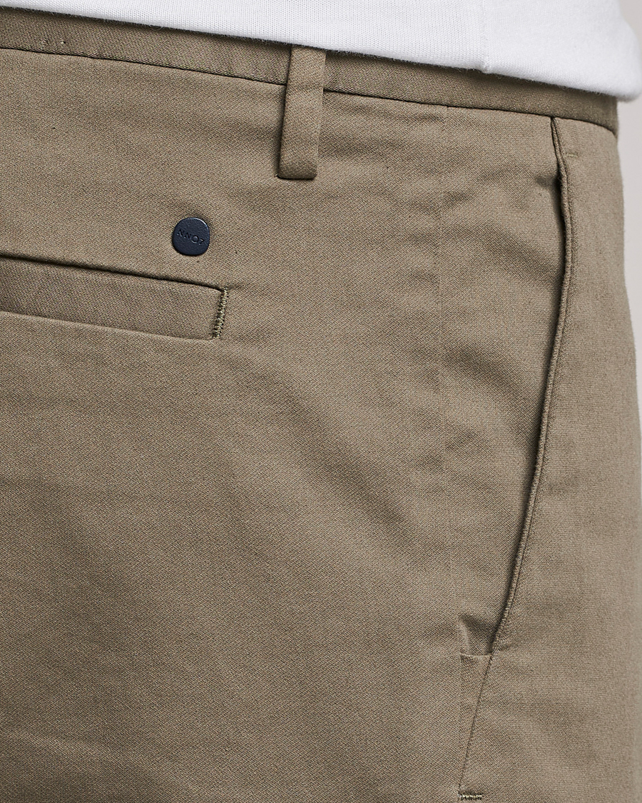Herre | Bukser | NN07 | Theo Regular Fit Stretch Chinos Green Stone