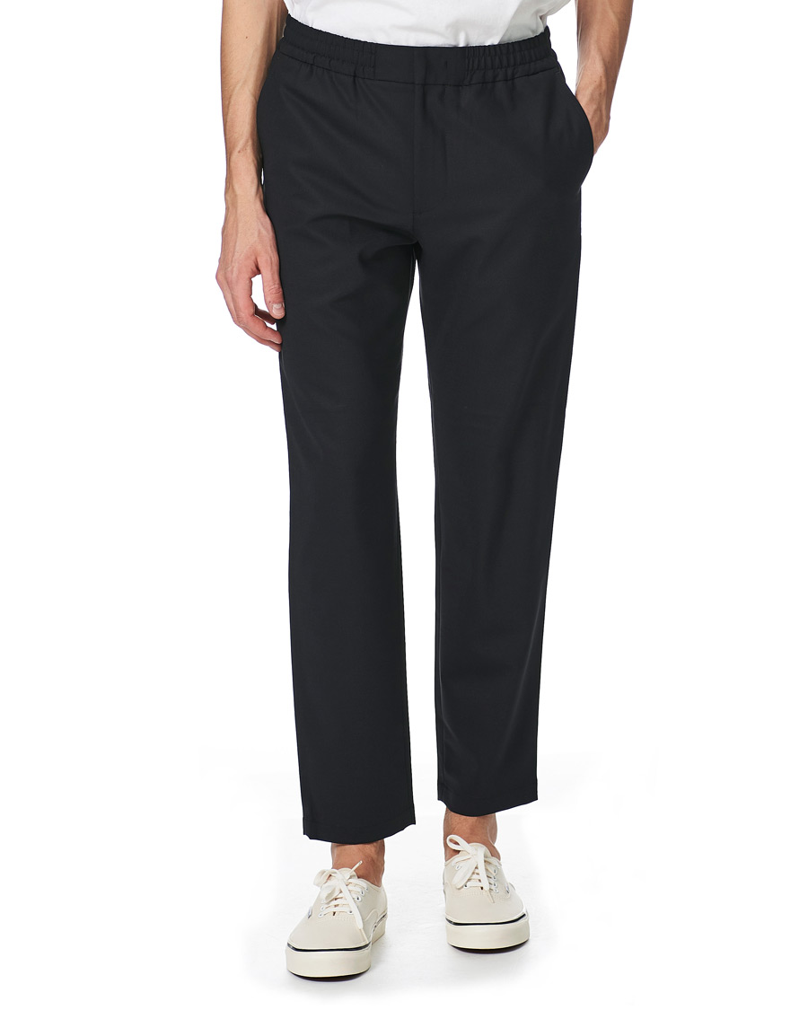 Herre | Bukser | NN07 | Foss Drawstring Trousers Navy