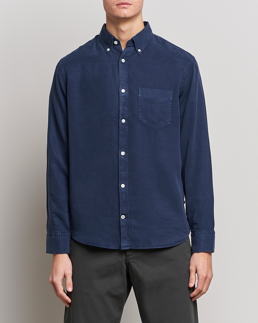 Herre |  | NN07 | LevonTencel Shirt Blue