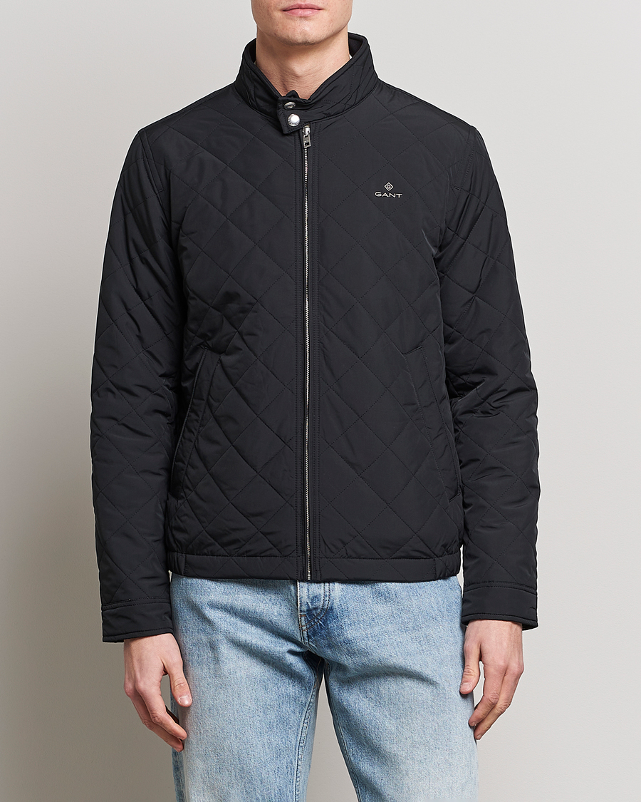 Herre |  | GANT | The Quilted Windcheater Black