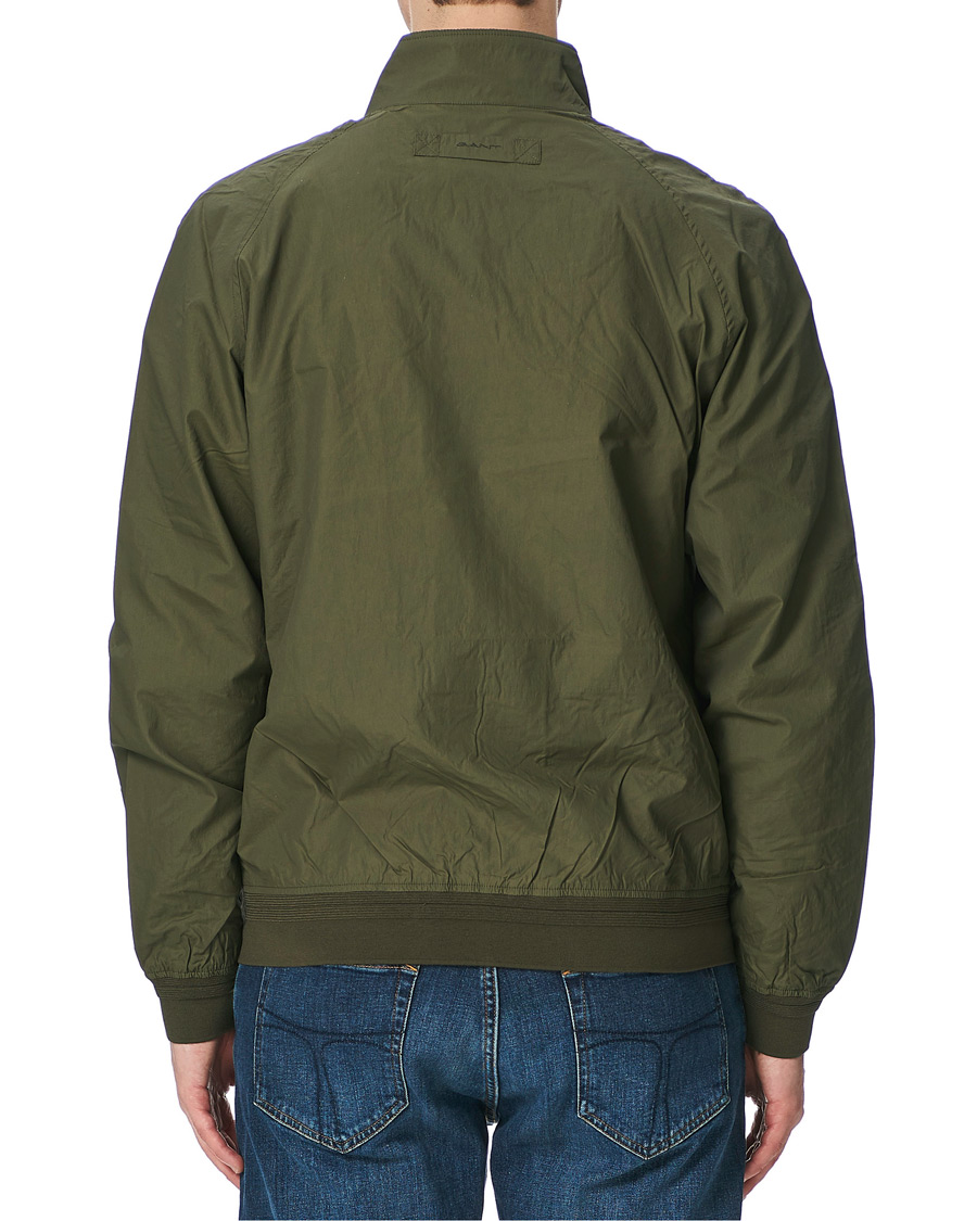 Herre | Jakker | GANT | Nylon Harrington Jacket Dark Leaf