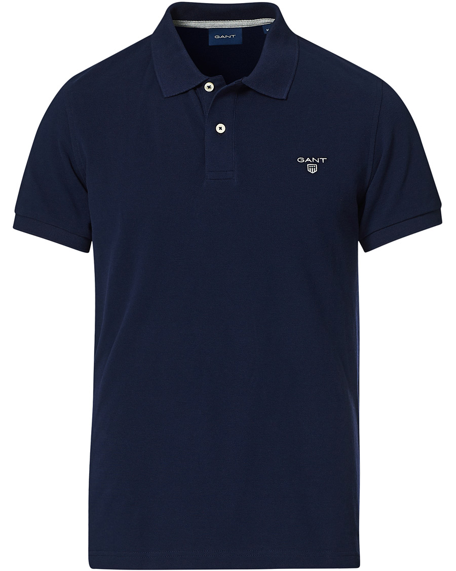 Herre | Polotrøjer | GANT | The Summer Polo Evening Blue