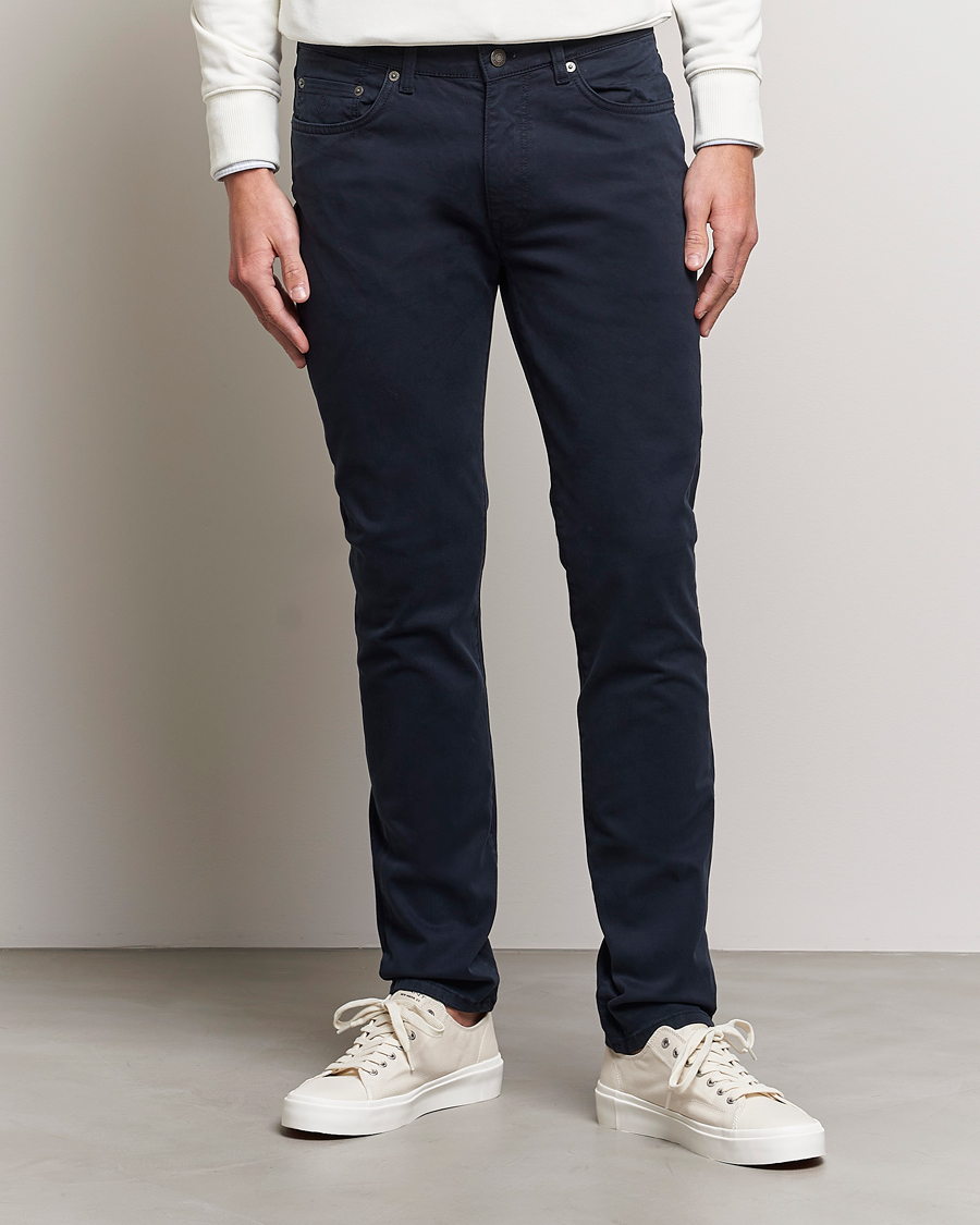 Herre | 5-pocket bukser | GANT | Hayes Desert Jeans Navy
