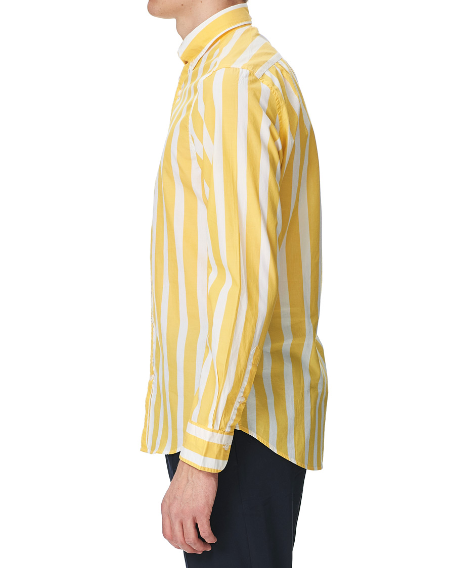 Herre | Skjorter | GANT | Slim Fit Heritage Striped Shirt Yellow/White